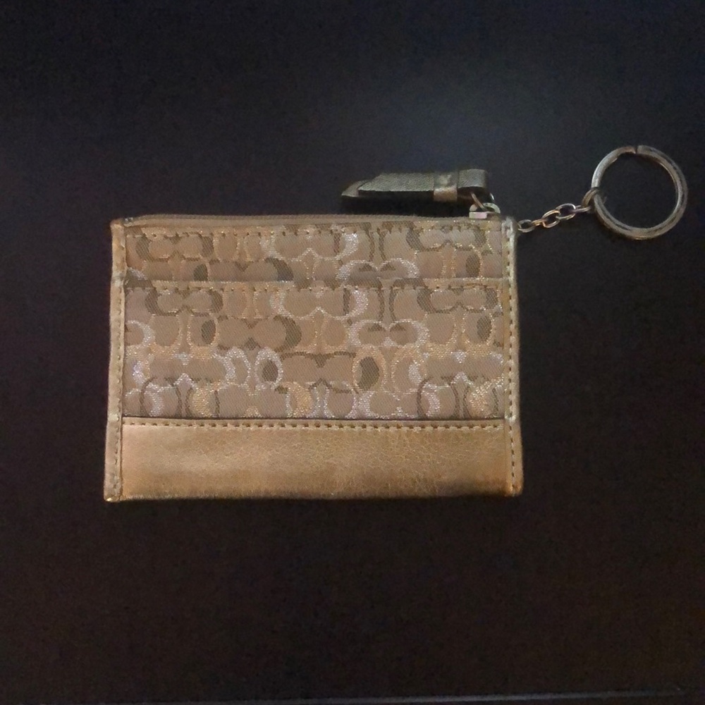 Coach Card Keychain